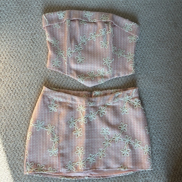 More To Come Doer Kirt Set pink floral Small - Picture 8 of 16
